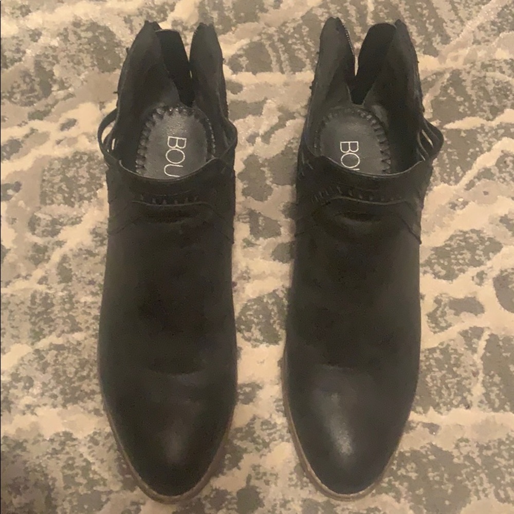 Boutique Black booties size 8